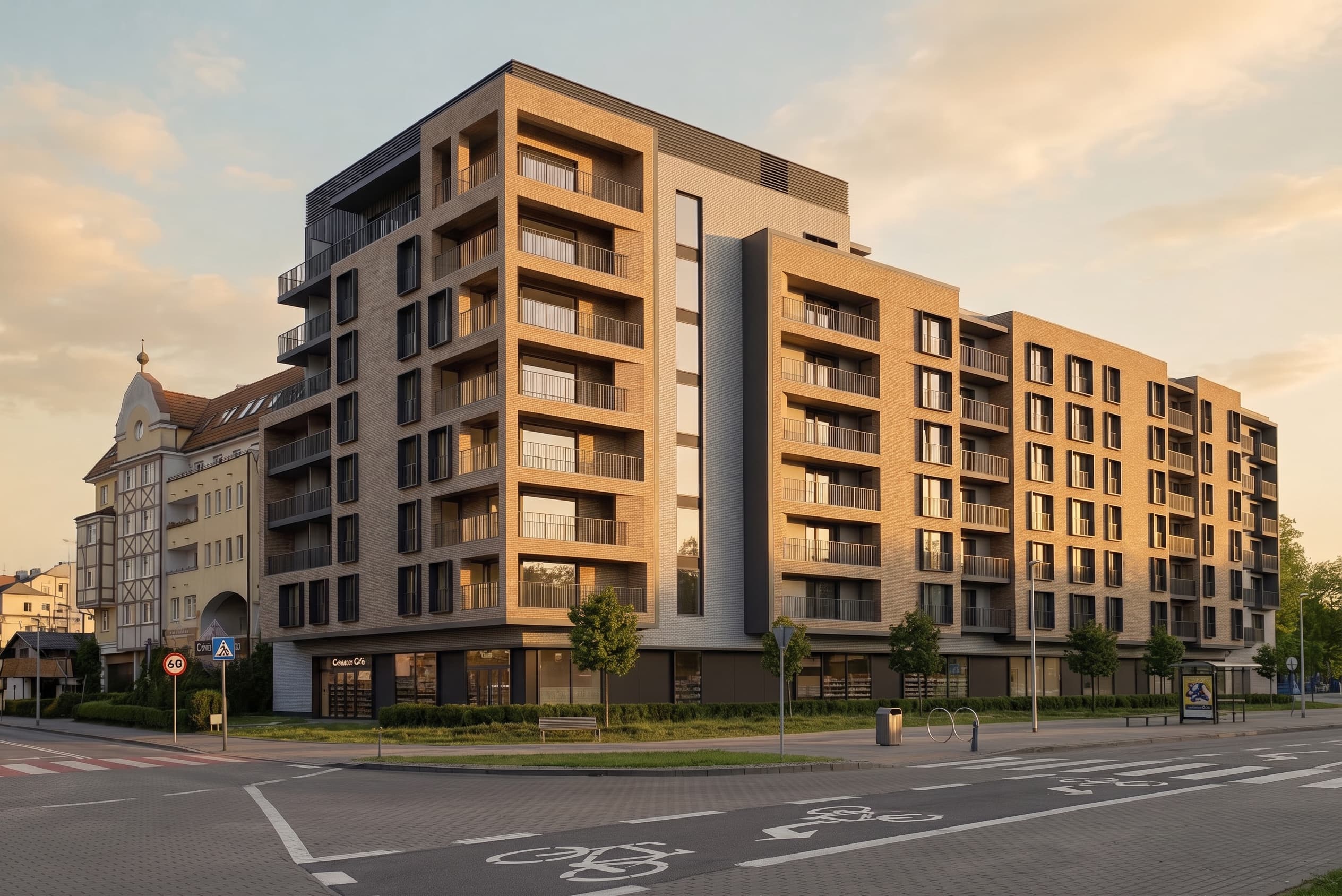 Rendering of the Kościelna 47 building — choose a floor